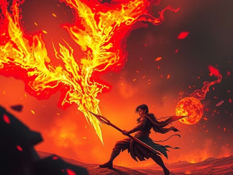 Fire Warrior King Game Cover Art